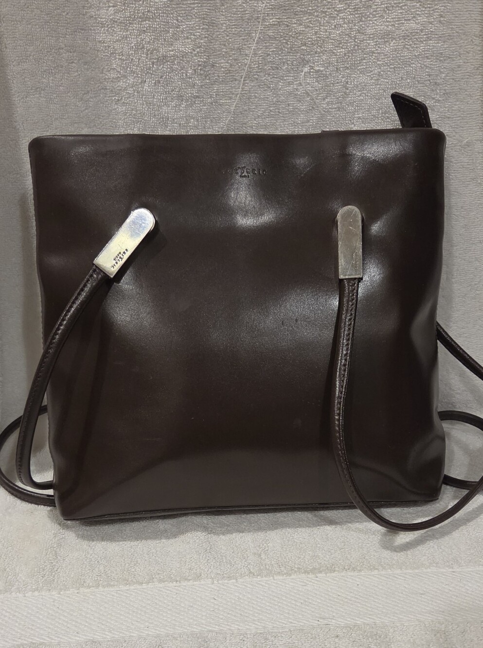 Dark Brown Leather Women’s Shoulder Bag